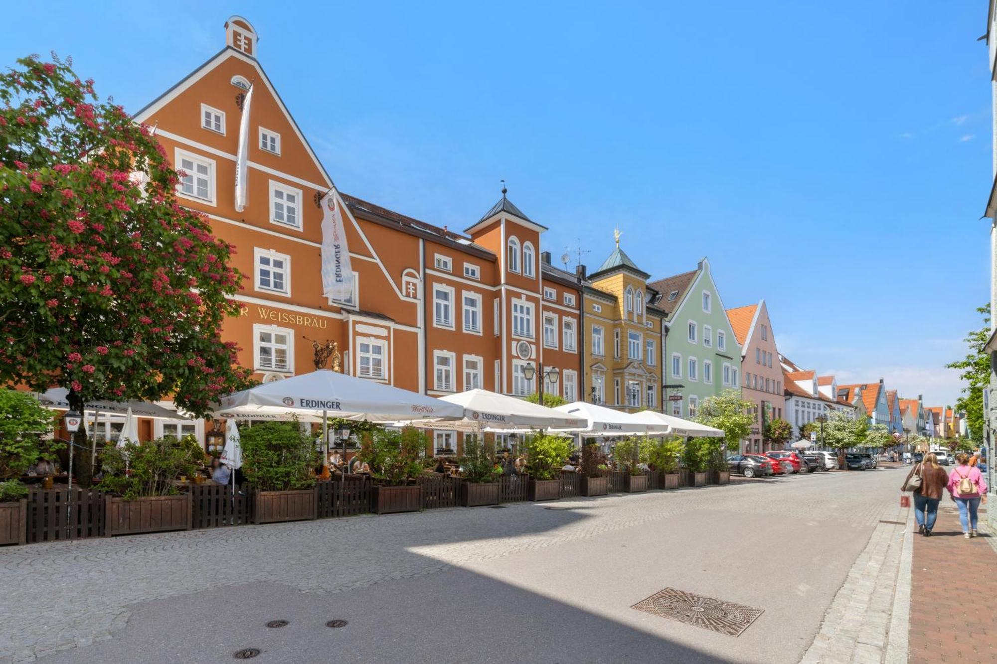 Helloflats - Luxus-Penthouse - Balkon - Parking - Zentrum - Therme - Naehe Flughafen Muc Erding Eksteriør billede