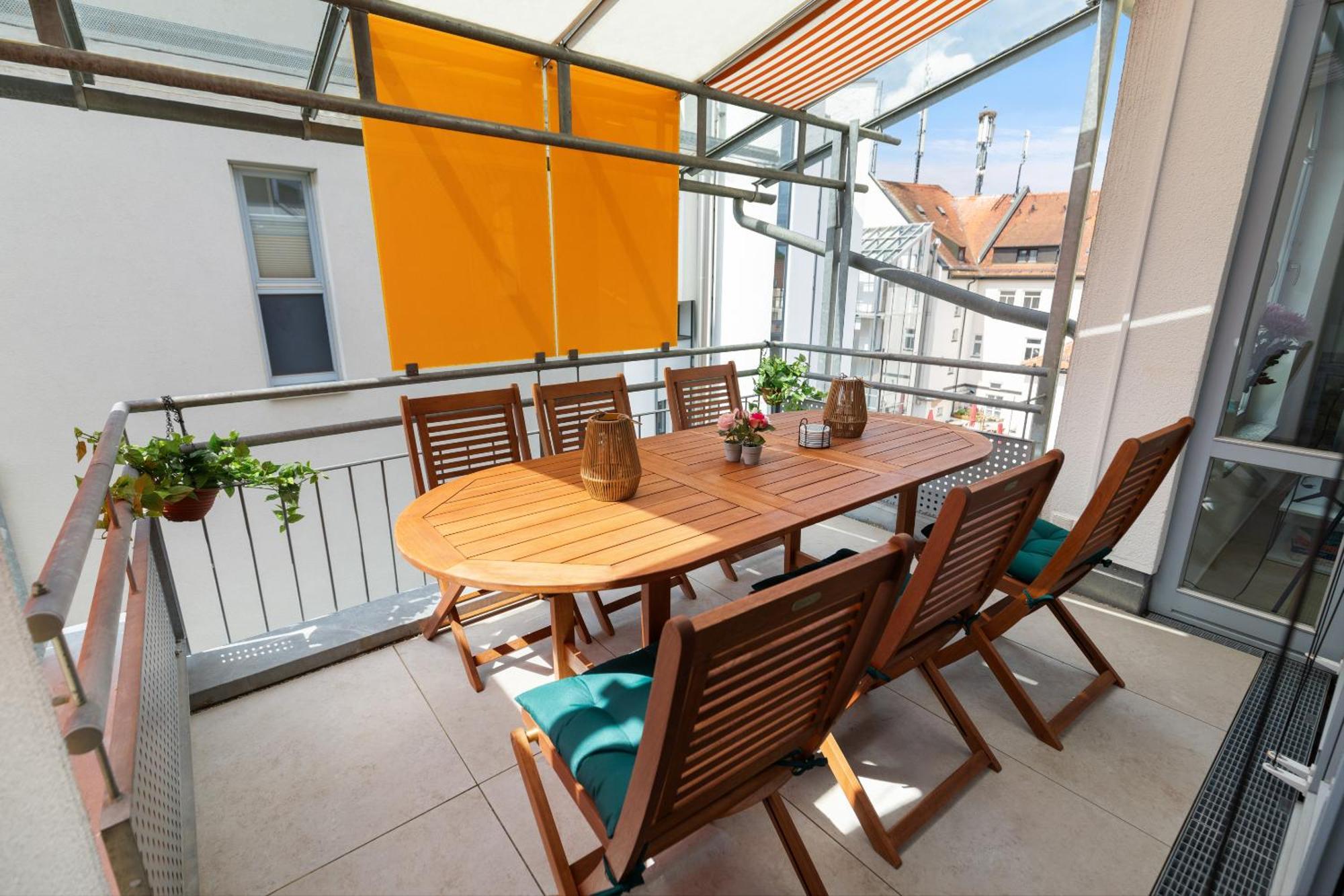 Helloflats - Luxus-Penthouse - Balkon - Parking - Zentrum - Therme - Naehe Flughafen Muc Erding Eksteriør billede